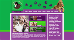 Desktop Screenshot of catawbacountrykennel.com